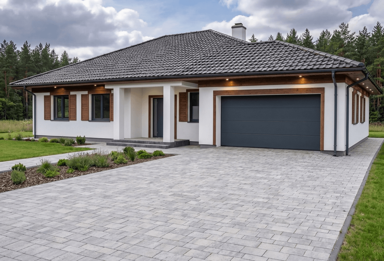 Styl elewacji: Nowoczesny Bawarski